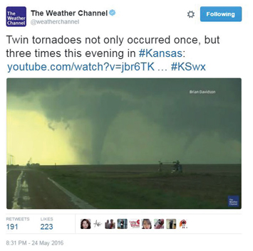 After this broadcast, the weather will intensify'