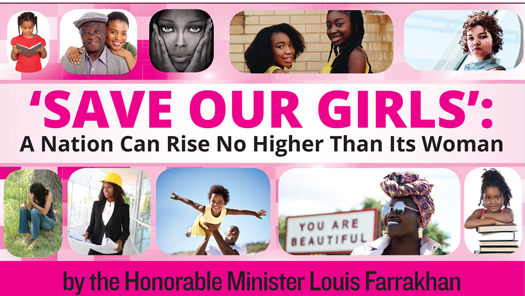 Image result for Louis Farrakhan says that A Nation can rise NO HIGHER than its WOMEN