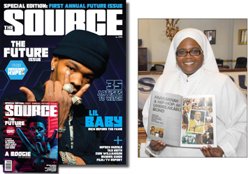 Source magazine features article on Farrakhan and hip hop written by Final Call editor