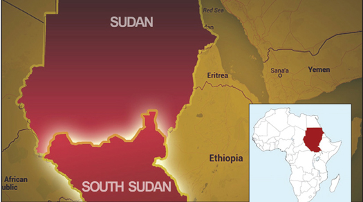 Sudan Map 07 16 2019 